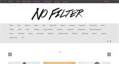 Desktop Screenshot of nofilterboutique.com